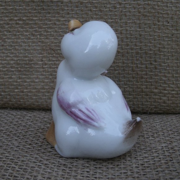 Vintage Small Duck with Rose China Figurine - Picture 6 of 16